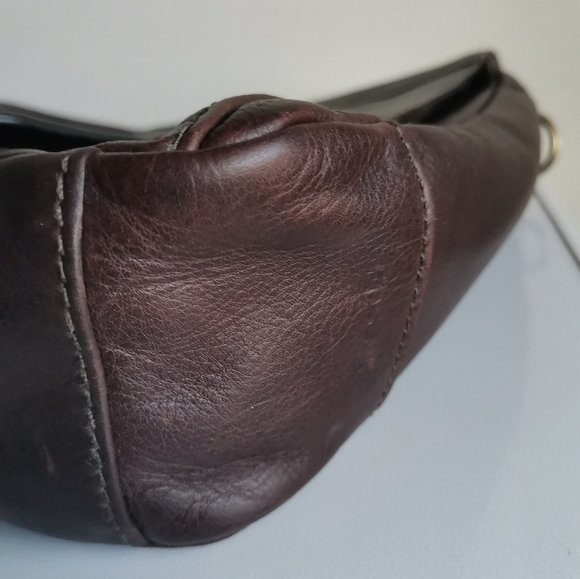 NWOT FOSSIL DISTRESSED LEATHER BRIEFCASE /MESSENGER BAG - Picture 4 of 12